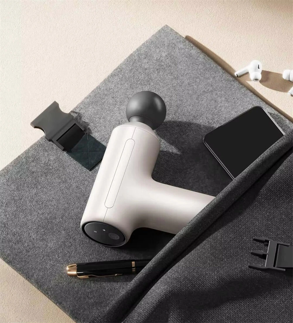 (image for) XIAOMI Mijia Fascia Gun H3 Mini Version With Hot Compress 12KG Percussion 3-Speed Vibration & Heat Therapy Smart Pressure Interactive Reminder Massage Gun